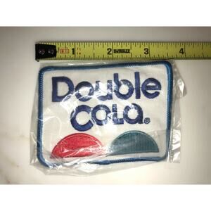 Vintage 1970 Double Cola Soda Patch (for Shirt Jacket, hat or Coat) Evansville